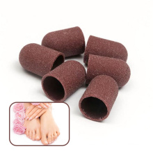 China OEM factory cheap pedicure accessories 16mm pink sanding caps for cuticle remover